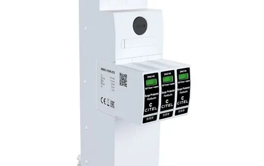 CITEL 64087 Kombi-Ableiter Typ 1+2+3 Sammelschiene 4-polig, TT TN-S, Iimp=12,5 kA, m. Kontakt