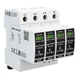 CITEL 821730224 Kombi-Ableiter Typ 1+2+3 4-polig, TN-S, Imax= 50 kA