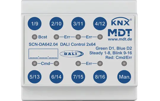 MDT SCN-DA642.04 KNX-DALI-Gateway 2-fach, Standard
