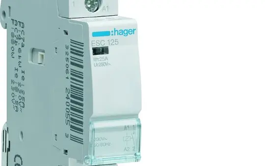 HAGER ESC125 Installationsschütz 1 Schließer 25 A, 230 V