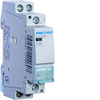 HAGER ESD225 Installationsschütz 2 Schließer | 25 A, 24 V