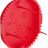 KAISER 1181-60 Signaldeckel rund rot | Ø 60 mm
