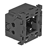 OBO BETTERMANN 6288569 Geräteeinbaudose 1-fach, abklappbar | eisengrau