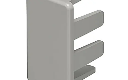 OBO BETTERMANN 6158714 Endstück WDK steingrau | 15x30 mm