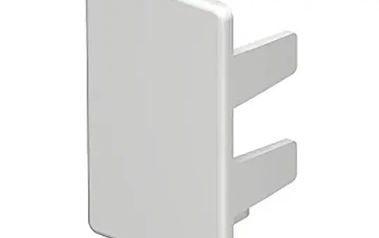 OBO BETTERMANN 6193153 Endstück WDK reinweiß | 25x40 mm