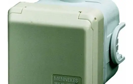 MENNEKES 4122 Cepex-Unterputzsteckdose 16 A, 3-polig, 230 V | perlweiß