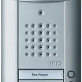 RITTO 1840220 Entravox Türstation 2-fach | silber eloxiert