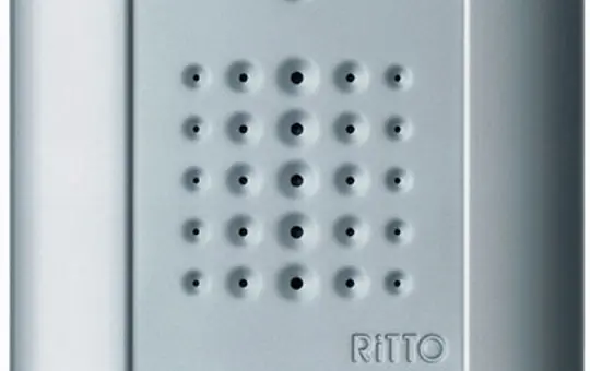 RITTO 1840220 Entravox Türstation 2-fach | silber eloxiert
