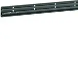 HAGER SL200551 tehalit Sockelleistenkanal-Unterteil 2 Kammern | schwarz | 20x55 mm