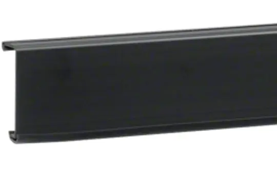 HAGER SL20055219011 tehalit Sockelleistenkanal-Oberteil Weichlippe | graphitschwarz | 20x55 mm