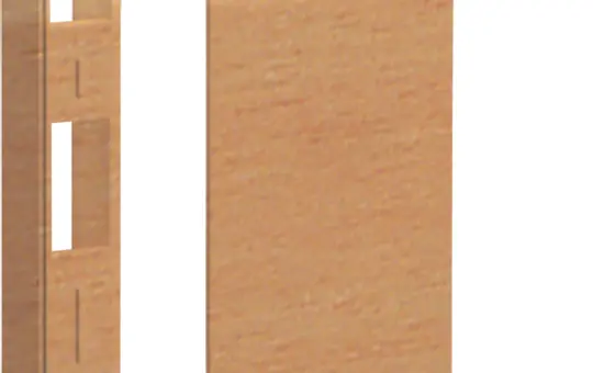 HAGER SL200806D2 tehalit Sockelleistenkanal-Endstück Standard | buche | 20x80 mm
