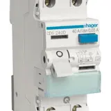 HAGER CDS240D FI-Schutzschalter 2-polig 30 mA Typ A 40 A, QuickConnect