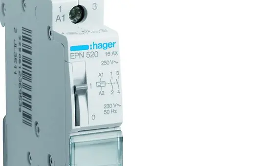 HAGER EPN520 Fernschalter 2 Schließer, 230 V