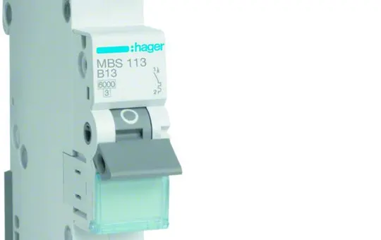 HAGER MBS113 Leitungsschutzschalter 1-polig Typ B QuickCon. 13 A
