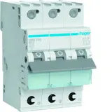 HAGER MBS310 Leitungsschutzschalter 3-polig Typ B QuickCon. 10 A