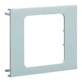HAGER L91207035 tehalit Brüstungskanal-Geräteblende R7 1-fach, 100 mm, Kunststoff | lichtgrau