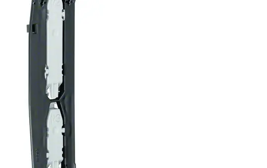 HAGER M7252 tehalit Klammer für Leitungsführungskanal Kunststoff, halogenfrei, in Stanzloch rastend | schwarz | 230 mm
