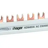 HAGER KDN463A Phasenschiene 4-polig 12 TE, 63 A