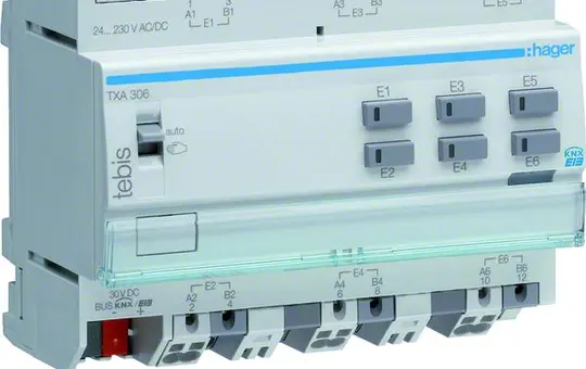 HAGER TXA306 KNX Binäreingang universal 6-fach