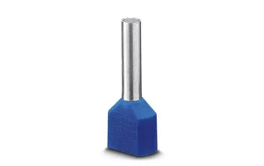 PHOENIX 3200878 Doppel-Aderendhülse 13 mm | blau | 2,5 mm²