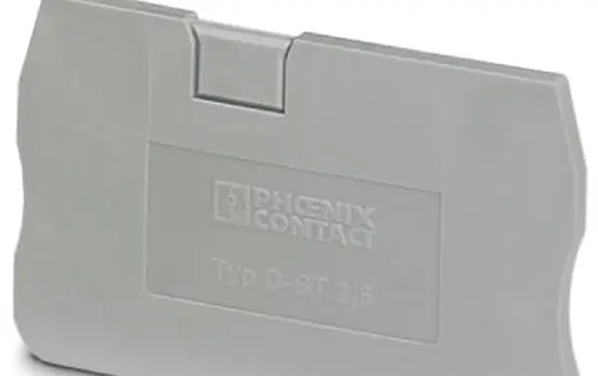 PHOENIX 3030417 Abschlussdeckel ST-Serie D-ST 2,5 | grau