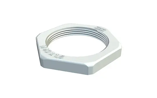 OBO BETTERMANN 2049503 Gegenmutter Polystyrol | lichtgrau | M12x1,5