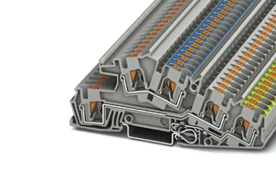 PHOENIX 3214049 Installationsetagenklemme PTI PE, L, N | grau | 4 mm²