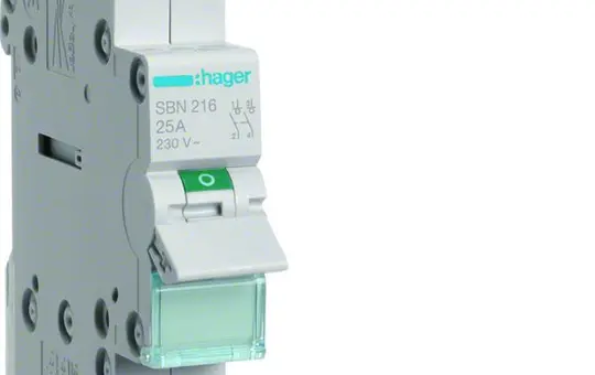 HAGER SBN216 Ausschalter 2P 16 A