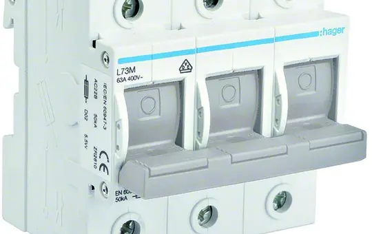 HAGER D02 63 A REG Lasttrennschalter D02 63 A REG 3P