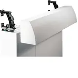 HAGER FZ444N Kabelrangierkanal für Feldverteiler 4 Felder, aufsteckbar | reinweiß | 135 mm