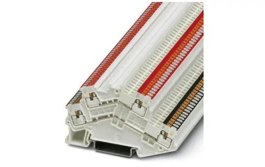 PHOENIX 3214662 Doppelstockklemme PTTBS schwarz & rot | weiß | 1,5 mm²