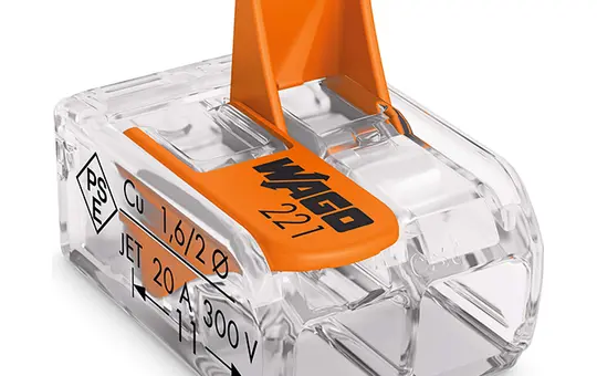 WAGO 221-412 Verbindungsklemme Serie 221 2-fach