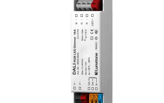LUNATONE 89453842 DALI-LED-Dimmaktor CV DT8 DE RGB, 16 A