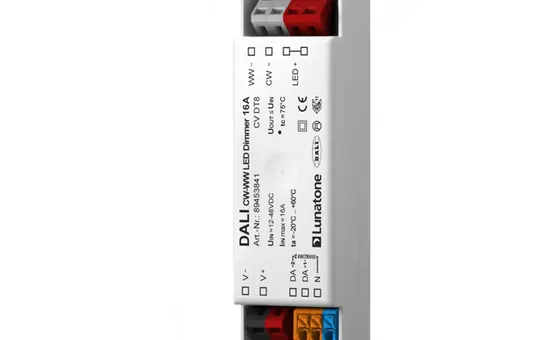 LUNATONE 89453841 DALI-LED-Dimmaktor CV DT8 DE TW, 16 A