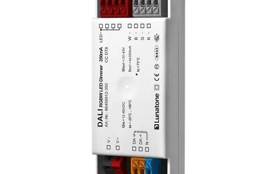 LUNATONE 86458912-350 DALI-LED-Power-Supply CC DT8 DE RGBW, 350 mA