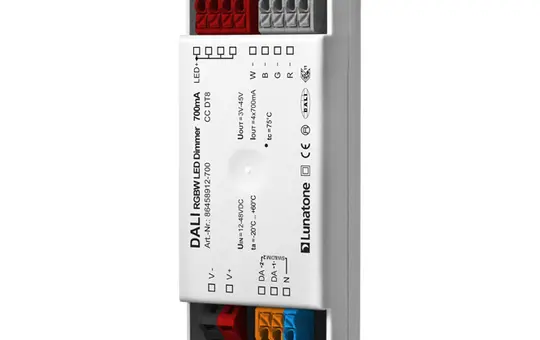 LUNATONE 86458912-700 DALI-LED-Power-Supply CC DT8 DE RGBW, 700 mA