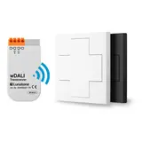 LUNATONE 86459541-W+T wDALI Remote Switch Cross & Transceiver | weiß