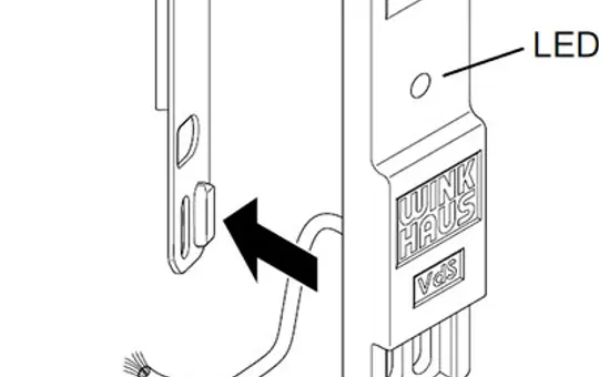 WINKHAUS 4983720 Fensterkontakt VdS-Klasse C, Öffnung/Kipp
