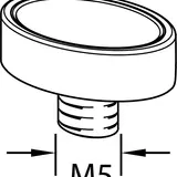 WINKHAUS 5016889 RFID-Kontaktgeber Montageort Schubstangenbeschläge