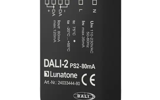 LUNATONE 24033444-80 DALI-Spannungsversorgung UP 80 mA