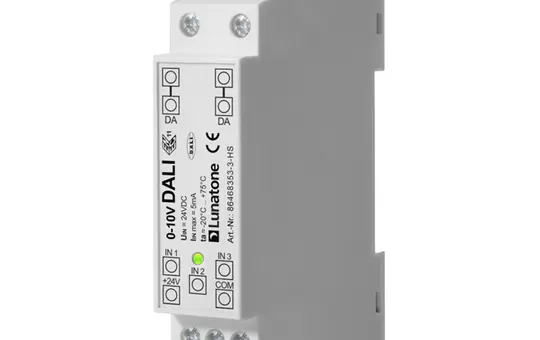 LUNATONE 86468353-3-HS DALI 0-10 V Schnittstelle Eingang 3-fach