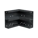 HAGER BR652104D9011 tehalit Brüstungskanal-Inneneck 80 mm, Kunststoff | graphitschwarz | 65x210 mm