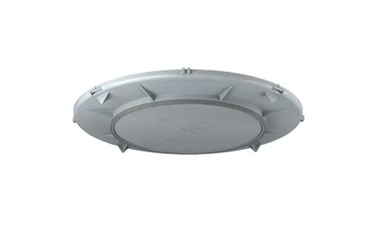KAISER 1283-62 Frontteil für Einbaugehäuse HaloX 250 Sichtbeton | Ø 190 mm