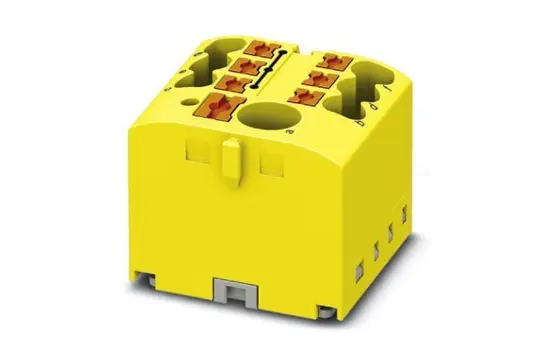 PHOENIX 3273336 Verteilerblock PTFIX 7-fach | gelb | 2,5 mm²