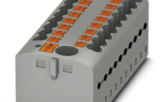 PHOENIX 3273374 Verteilerblock PTFIX 19-fach | grau | 2,5 mm²