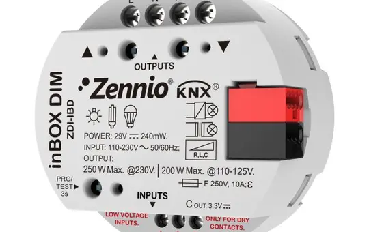 ZENNIO ZDI-IBD KNX-Dimmaktor UP 1-fach