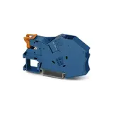 PHOENIX 1030131 Durchgangsklemme mit Sammelschienenhalter blau | 16 mm²