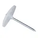 F-TRONIC 7440003 Nagelscheibe mit Stahlnagel, Ø 28 mm