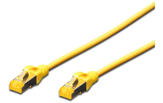 DIGITUS DK-1644-A-0025/Y Patchkabel Cat.6a S/FTP gelb | 0,25 m