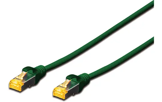 DIGITUS DK-1644-A-0025/G Patchkabel Cat.6a S/FTP grün | 0,25 m